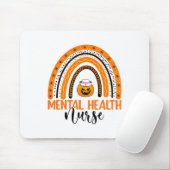 Nursing Halloween Pumpkin Rainbow Mental Health Nu Muismat (Met muis)