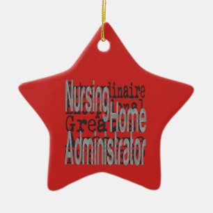 Nursing Home Administrator Keramisch Ornament
