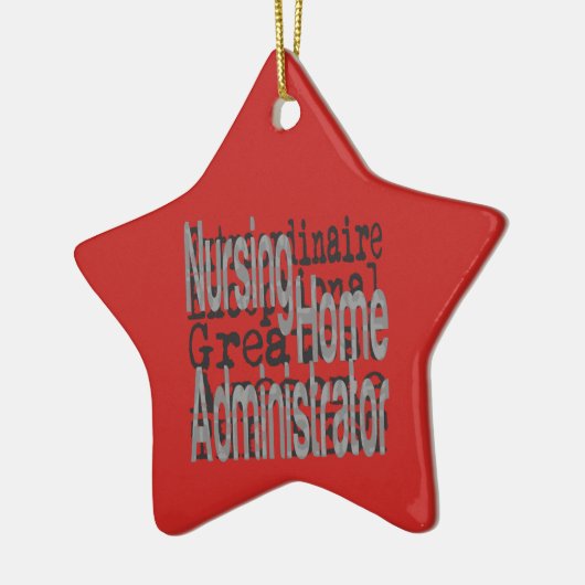Nursing Home Administrator Keramisch Ornament (Links)