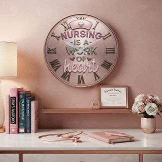 Nursing Is A Work Of Heart Inspirational Medical Grote Klok