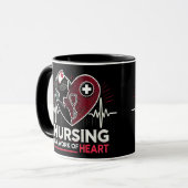Nursing is a Work of Heart Mok (Voorkant links)