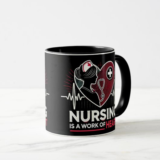 Nursing is a Work of Heart Mok (Voorkant rechts)