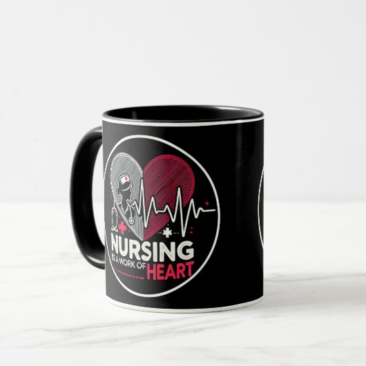 Nursing is a Work of Heart Mok (Voorkant links)