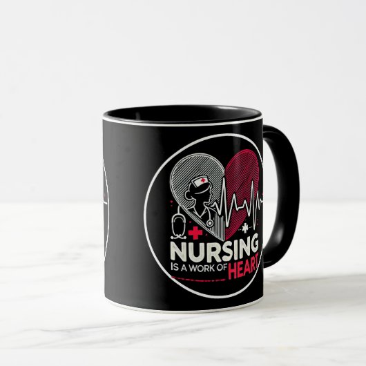 Nursing is a Work of Heart Mok (Voorkant rechts)
