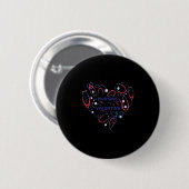 Nursing Is My Valentine Nurse Heart Valentines Day Ronde Button 5,7 Cm (Voorkant /achterkant)
