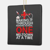 Nursing Life | Making It Through Nursing School Keramisch Ornament (Links)