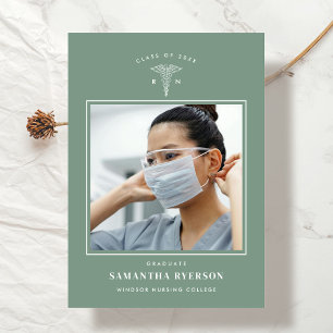 Nursing Medical Afstuderen Invitation Save The Date