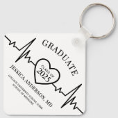 Nursing Medical School Afstuderen Sleutelhanger (Achterkant)