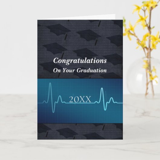 Nursing of medisch of Doctor Afstuderen Kaart (Gele Bloem)