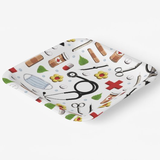 Nursing Party Papieren Bordje (Gebogen)