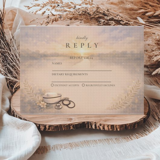 Nursing Program Graduation Celebration RSVP Kaartje