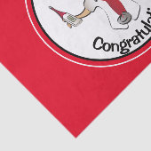 Nursing RN LPN CNA Graduation Party Gift Tissuepapier (Detail)