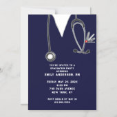 Nursing School Afstudeerder Party Magnetische Uitnodiging (Voorkant)