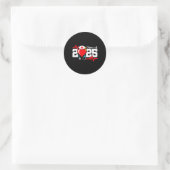 Nursing School Afstuderen - CL van 2025 - Nurse Gr Ronde Sticker (Tas)