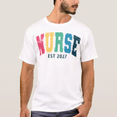 Nursing School Afstuderen Shirt, Custom RN T-Shirt (Voorkant)