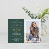 Nursing School Foto Afstuderen 2025 Party Kaart (Staand voorkant)