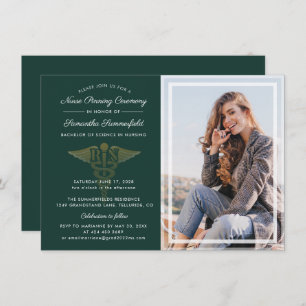 Nursing School Foto Afstuderen 2025 Party Kaart