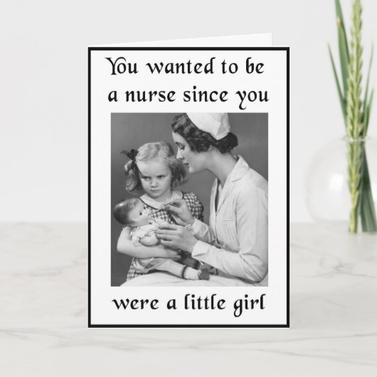 Nursing School Graduation Kaart (Voorkant)