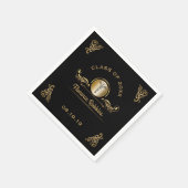 Nursing School Graduation Party Gold Caduceus Servet (Hoek)