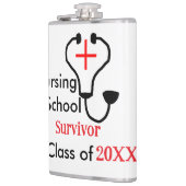 Nursing School overlevende klasse van 20XX medisch Heupfles (Links)