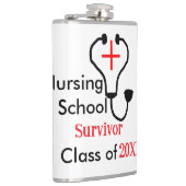 Nursing School overlevende klasse van 20XX medisch Heupfles (Rechts)