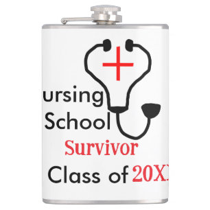 Nursing School overlevende klasse van 20XX medisch Heupfles