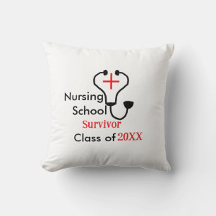 Nursing School overlevende klasse van 20XX medisch Kussen