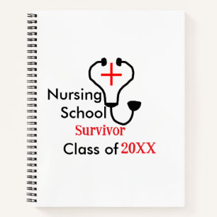 Nursing School overlevende klasse van 20XX medisch Notitieboek