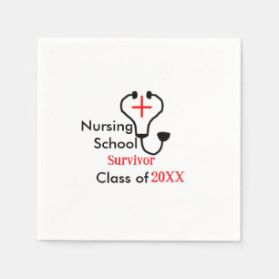 Nursing School overlevende klasse van 20XX medisch Servet