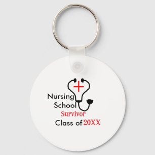 Nursing School overlevende klasse van 20XX medisch Sleutelhanger