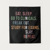 Nursing School student Future Nurse RN Gifts Wandkleed (Voorkant)