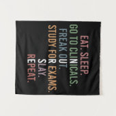 Nursing School student Future Nurse RN Gifts Wandkleed (Voorkant (horizontaal))