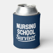 Nursing School Survivor grappige koelbox Blikjeskoeler (Blikje Voorkant)