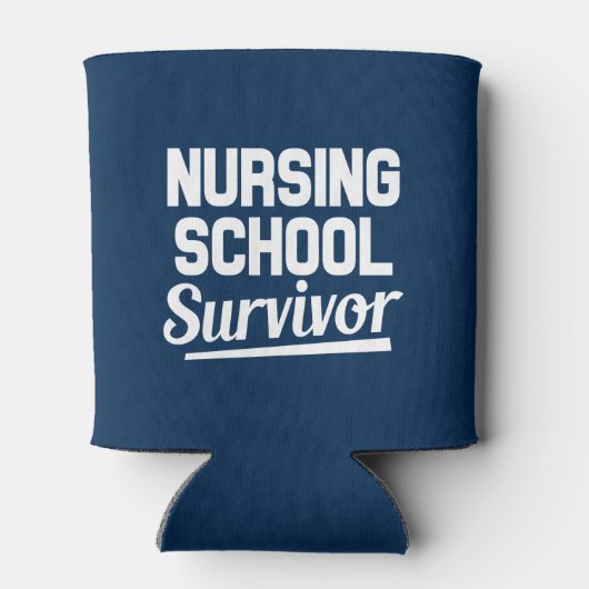 Nursing School Survivor grappige koelbox Blikjeskoeler (Achterkant)