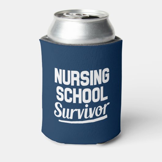 Nursing School Survivor grappige koelbox Blikjeskoeler (Blikje Achterkant)