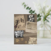  "Nursing" Scrapbook Briefkaart (Staand voorkant)