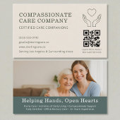 Nursing & Senior Support QR Code Visitekaartje