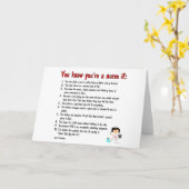 Nursing Shots Wenskaart - Gepersonaliseerd Kaart (Gele Bloem)