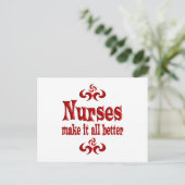 NURSUSSEN MAKEN HET ALLEMAAL BETER BRIEFKAART (Staand voorkant)
