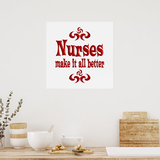 NURSUSSEN MAKEN HET BETER POSTER (Keuken)