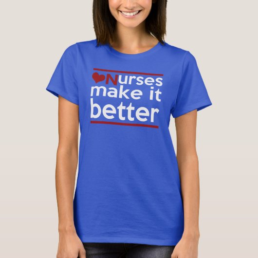 NURSUSSEN MAKEN HET BETER T-SHIRT (Voorkant)