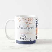 Nurture & Bloom: gepersonaliseerd monogram Koffiemok (Links)