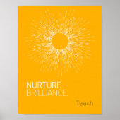 Nurture Brilliance Poster (Voorkant)