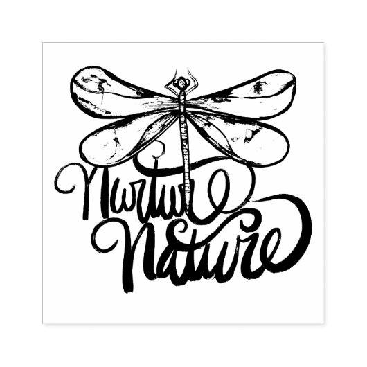 Nurture Nature Libel Rubberstempel (Afrduk)