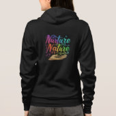 "Nurture Natuur" Full-Zip Hoodie. Hoodie (Achterkant)