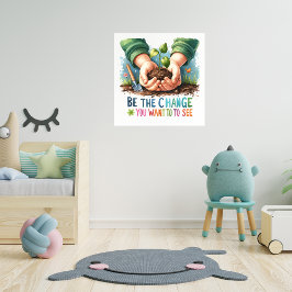 Nurture Natuur Inspirerend Poster