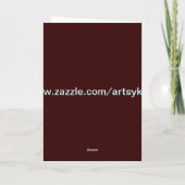 Nurture natuur notecard kaart (Achterkant)