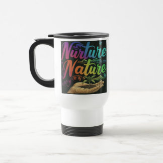 "Nurture Natuur" Travel Koffiemok. Reisbeker