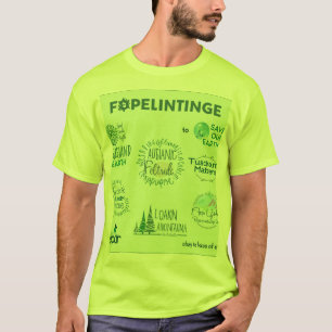 Nurture Our Planet: een oproep om de Natuur te bes T-shirt