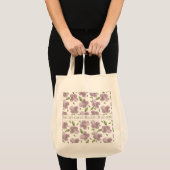 Nurture Rest Bloom Paarse Tote Bag (Voorkant (product))